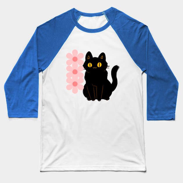 love catt Baseball T-Shirt by medfrigo